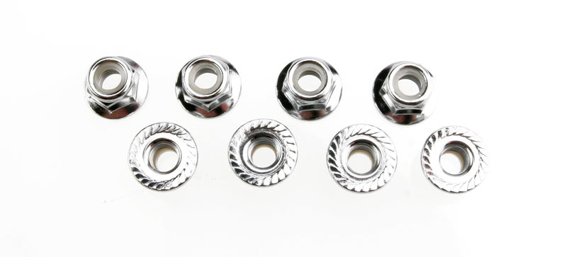 Traxxas 5147X — Traxxas 5147X 5 mm Flanged Nylon Lock Nuts (8)