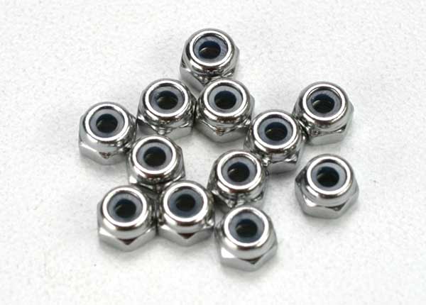 Traxxas 5158 — Traxxas 5158 2.5 mm Nylon Lock Nuts (12)
