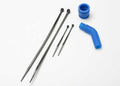 Traxxas 5245 — Traxxas 5245 Blue Pipe Coupler and Deflector