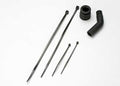 Traxxas 5245X — Traxxas 5245X Black Pipe Coupler and Deflector