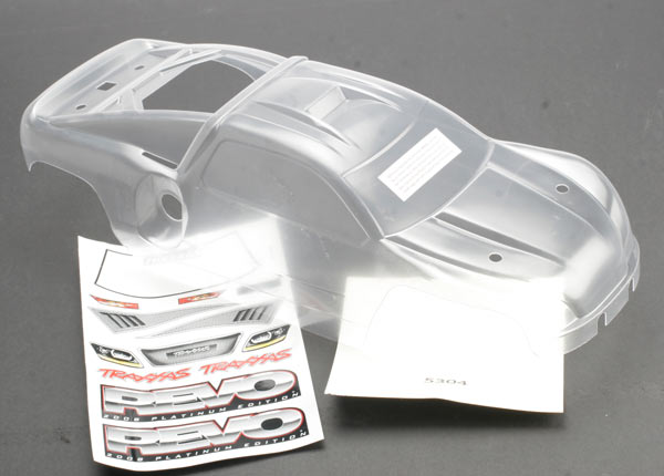 Traxxas 5320 — Traxxas 5320 Revo Platinum Edition Clear Body