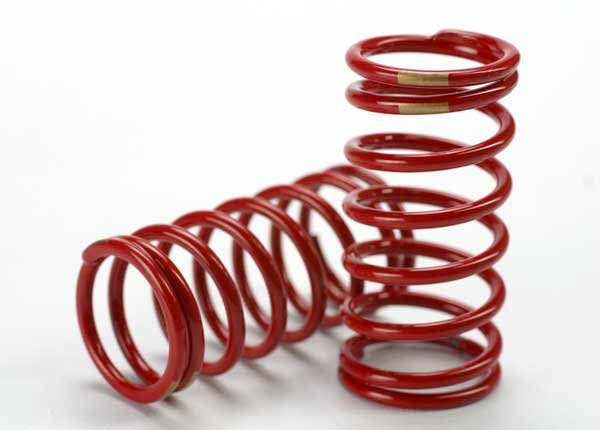 Traxxas 5439 — Traxxas 5439 1/10 GTR Springs (3.8-Rate Gold Stripe) (2)