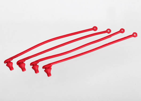 Traxxas 5752 — Traxxas 5752 Red Body Clip Retainers (4)