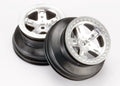 Traxxas 5874 — Traxxas 5874 SCT Satin Chrome Wheels (2)