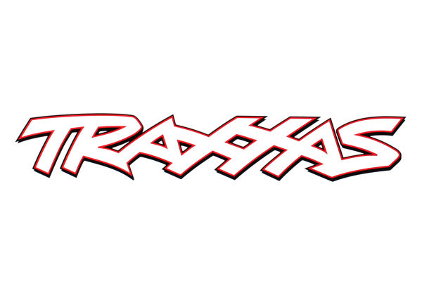 Traxxas 61662 — Traxxas 61662 Traxxas 10" Wht Vinyl Sticker