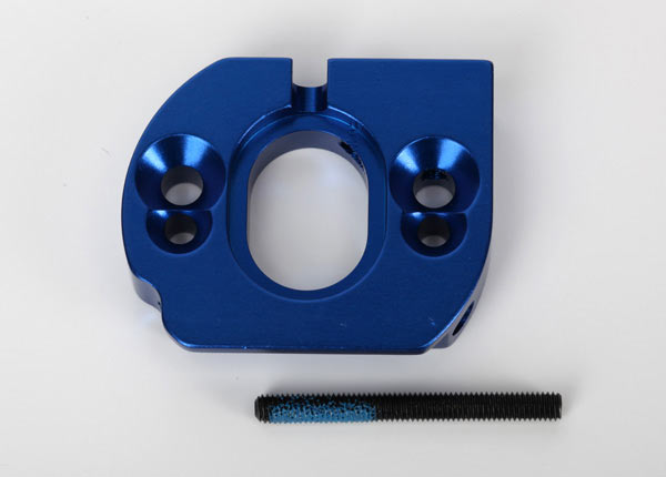 Traxxas 6461 — Traxxas 6461 XO-1 Blue Aluminum Motor Adapter with Adjustment Screw