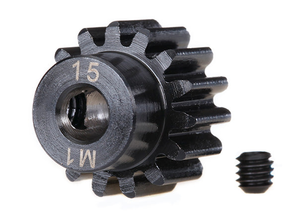 Traxxas 6487R — Traxxas 6487R 15-Tooth Machined Pinion Gear (1.0 Mod) 5 mm Bore