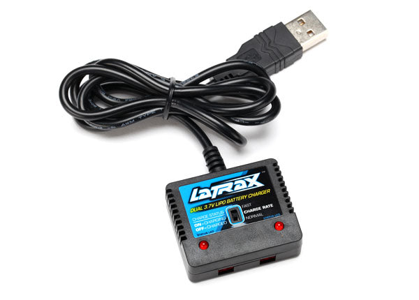 Traxxas 6638 — Traxxas 6638 Dual-Port USB LiPo Charger