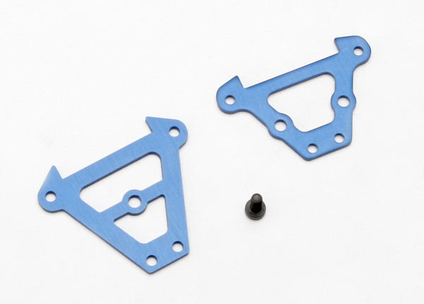Traxxas 7023 — Traxxas 7023 Blue Aluminum Bulkhead Tie Bars (F&R)