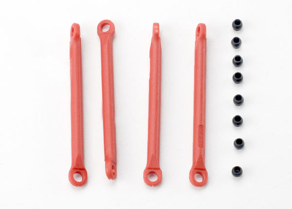 Traxxas 7118 — Traxxas 7118 Red Composite Pushrod Set w/ Hollow Balls (8)