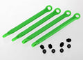 Traxxas 7118G — Traxxas 7118G Green Composite Pushrod Set w/ Hollow Balls (8)
