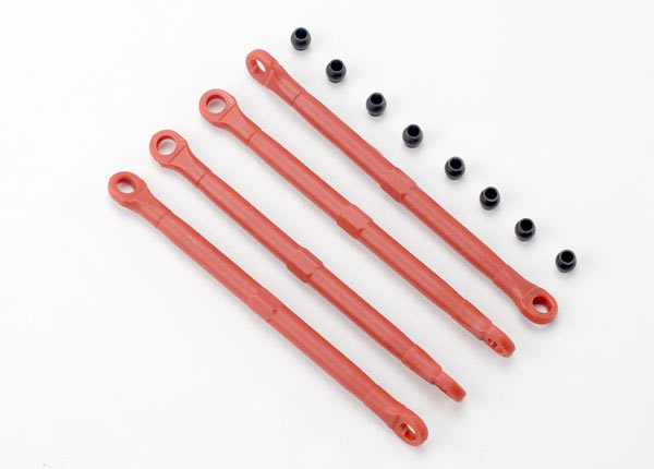 Traxxas 7138 — Traxxas 7138 Red Composite Toe Link Set w/ Hollow Balls (8)
