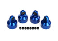 Traxxas 7764A — Traxxas 7764A Blue Aluminum GTX Shock Caps (4)