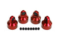 Traxxas 7764R — Traxxas 7764R Red Aluminum GTX Shock Caps (4)