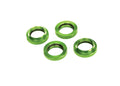 Traxxas 7767G — Traxxas 7767G Green Aluminum GTX Shock Spring Retainers (4)