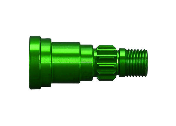 Traxxas 7768G — Traxxas 7768G Green Aluminum Stub Axle
