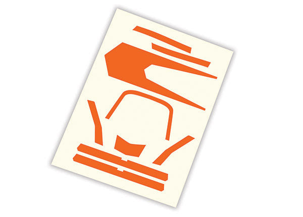 Traxxas 7982 — Traxxas 7982 Orange High-Visibility Aton Decals