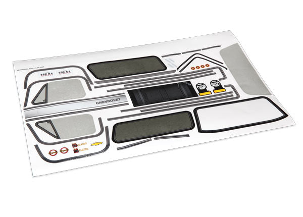 Traxxas 8131 — Traxxas 8131 TRX-4 1979 Chevrolet Blazer Decal Sheet