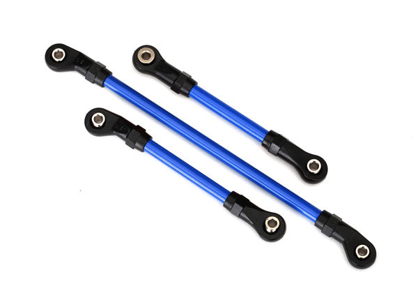 Traxxas 8146X — Traxxas 8146X Blue Powder-Coated Steel Steering Link Set