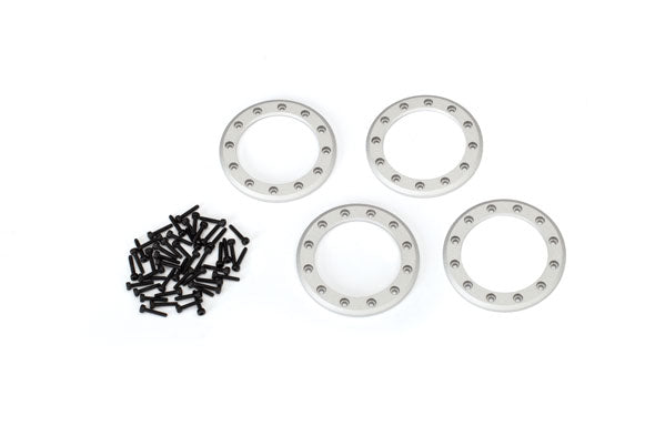 Traxxas 8169 — Traxxas 8169 1.9" Satin Aluminum Beadlock Rings w/ Screws (4)