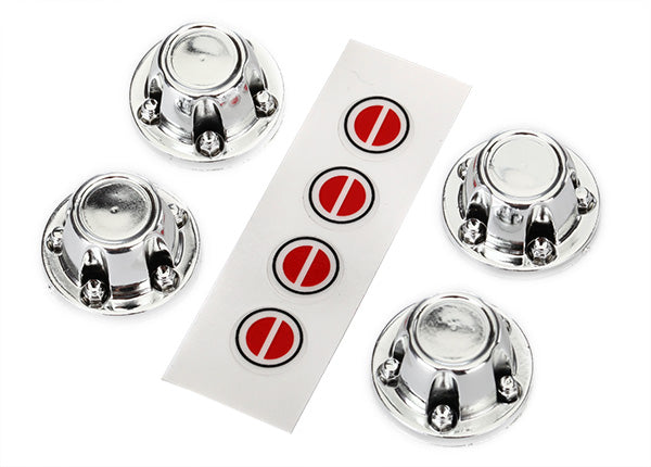 Traxxas 8176 — Traxxas 8176 Chrome Wheel Center Caps (4)