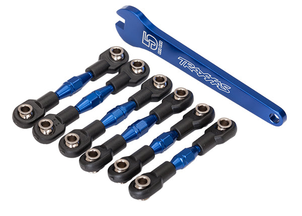 Traxxas 8341X — Traxxas 8341X 4-Tec Blue Aluminum Turnbuckle Set