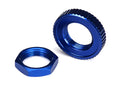 Traxxas 8345 — Traxxas 8345 Blue Aluminum Servo Saver Collar and Nut