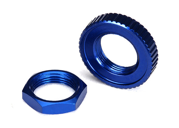 Traxxas 8345 — Traxxas 8345 Blue Aluminum Servo Saver Collar and Nut