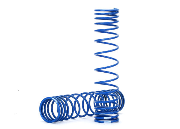 Traxxas 8444A — Traxxas 8444A 134 mm Blue GTR Progressive Springs (0.833-Rate) (2)