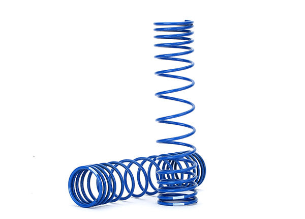 Traxxas 8445A — Traxxas 8445A 139 mm Blue GTR Progressive Springs (1.042-Rate) (2)