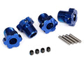 Traxxas 8654 — Traxxas 8654 17 mm Blue Aluminum Splined Wheel Hubs (4)