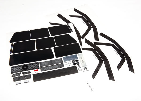 Traxxas 8812 — Traxxas 8812 TRX-4 Mercedes-Benz G 500 4X4² Decals