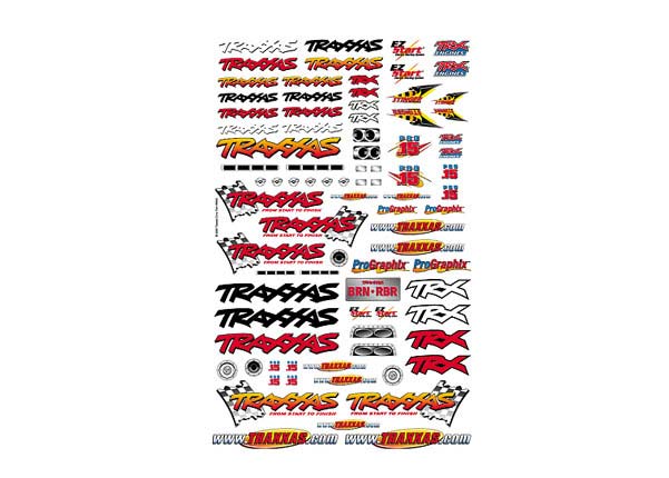 Traxxas 9950 — Traxxas 9950 Team Traxxas Racing Decal Set